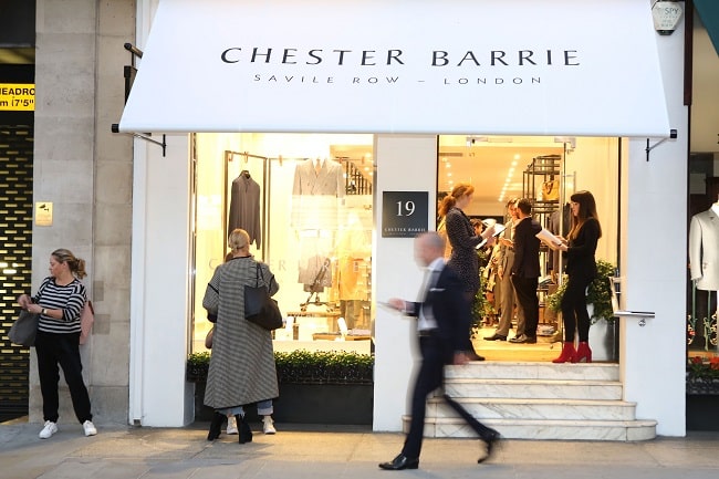 Chester Barrie Newly Refurbished Savile Row Store Chester Barrie Newly Refurbished Savile Row Store